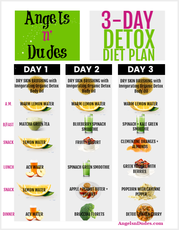 1 day detox diet plan)