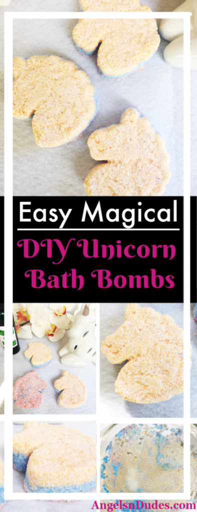 DIY Unicorn Bath Bombs